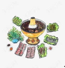 火锅照片漫画图片,一图看尽火锅魅力
